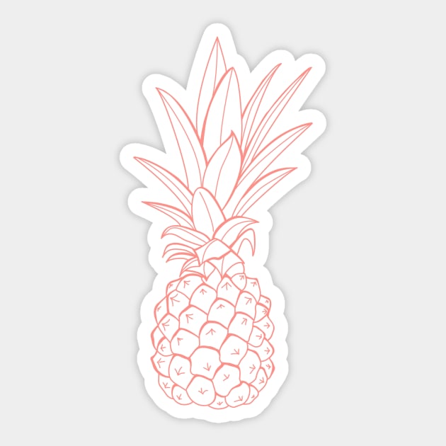 Pinapple Sticker by Life Happens